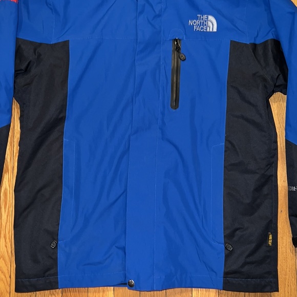 The North Face Jackets & Coats The North Face Blue Black Mens Raintex Winter Coat Wremovable